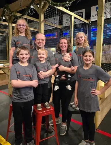 Locally owned axe throwing bar in Columbus, Nebraska