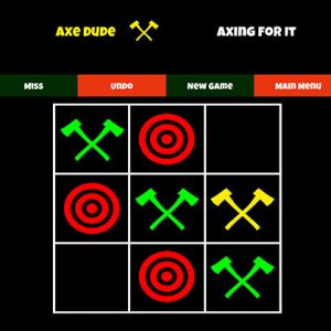 unique projected targets and scoring for axe throwing near Fremont, Nebraska